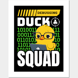 Debugging Duck Squad - Embrace the Hilarity of Funny Duck Meme!| Posters and Art